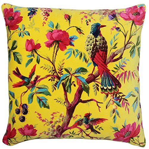 Paoletti Paradise 50X50 C/CASE Yellow, Baumwolle, Gelb,50x50cm