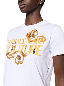 VERSACE JEANS COUTURE T-SHIRT Donna 76hahg00-cj00g-g03 VERSACE JEANS COUTURE T-SHIRT Donna 76hahg00-cj00g-g03
