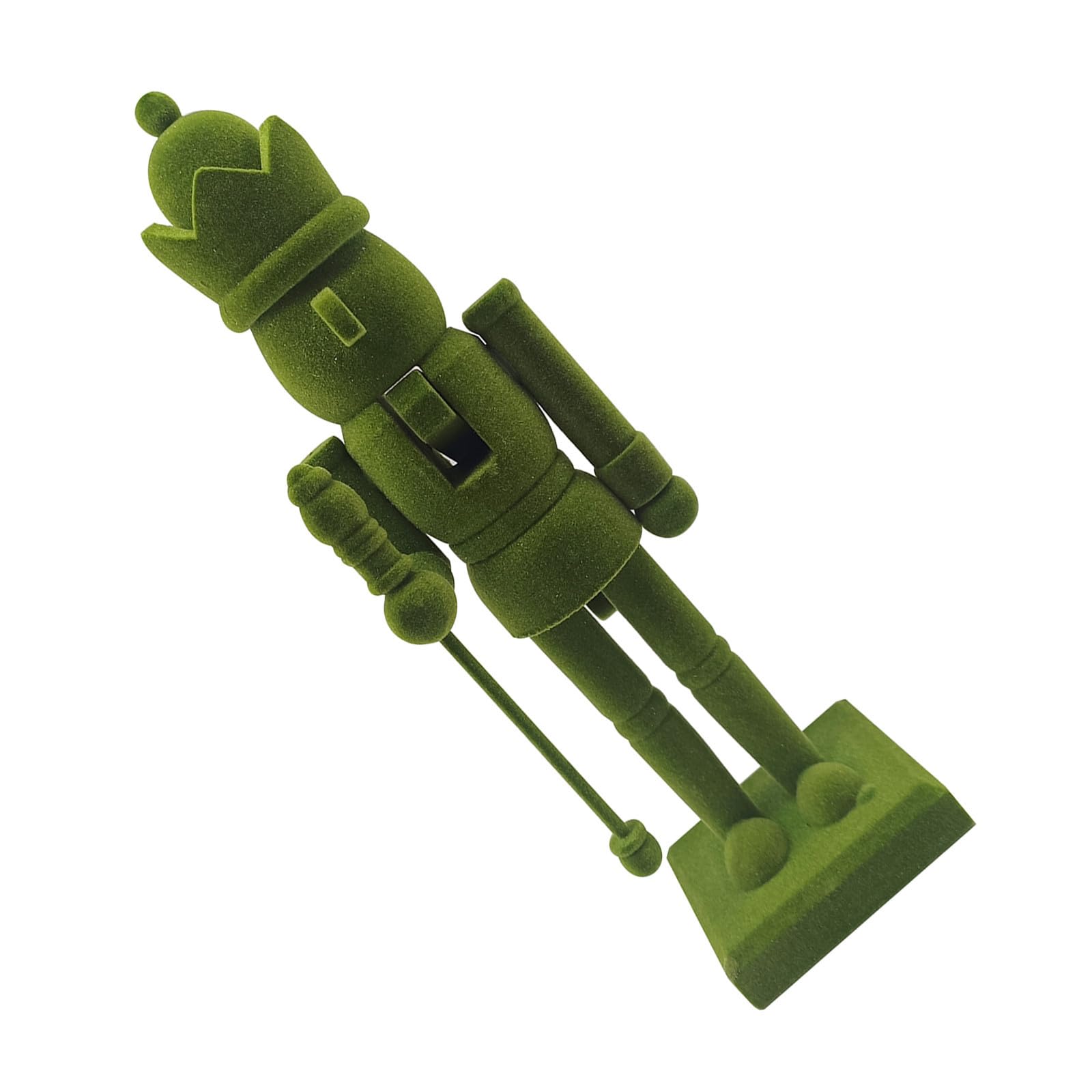 Casse-noisettes en bois vert floqué pour illuminer votre table de Noël