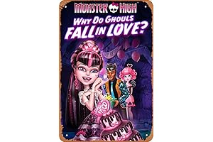 Monster High Decor: Why Do Ghouls Fall in Love? Movie Poster Decoration