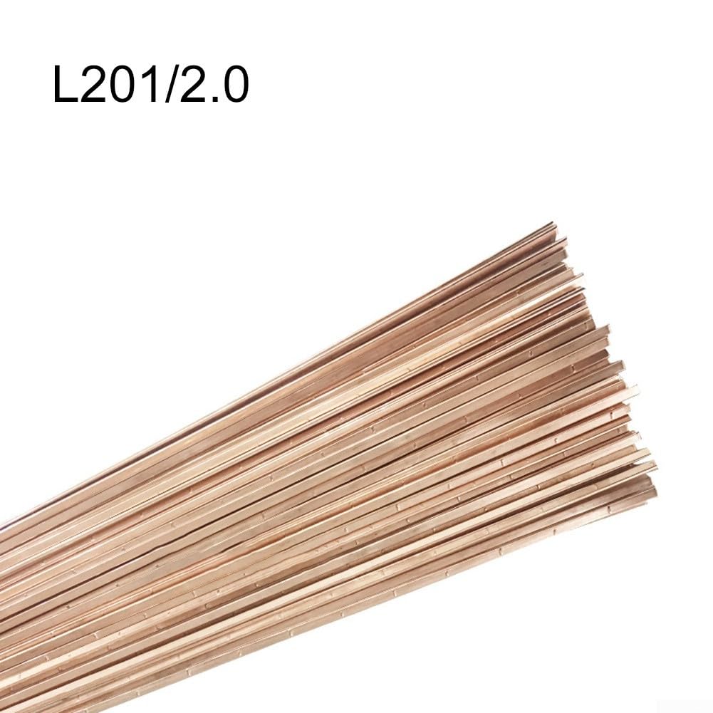 Asta per saldatura in rame fosforoso, filo di brasatura argento, lega L201 per AC, riparazione tubi frigorifero, non necessita di flusso, confezione da 1 kg (2,0 mm)