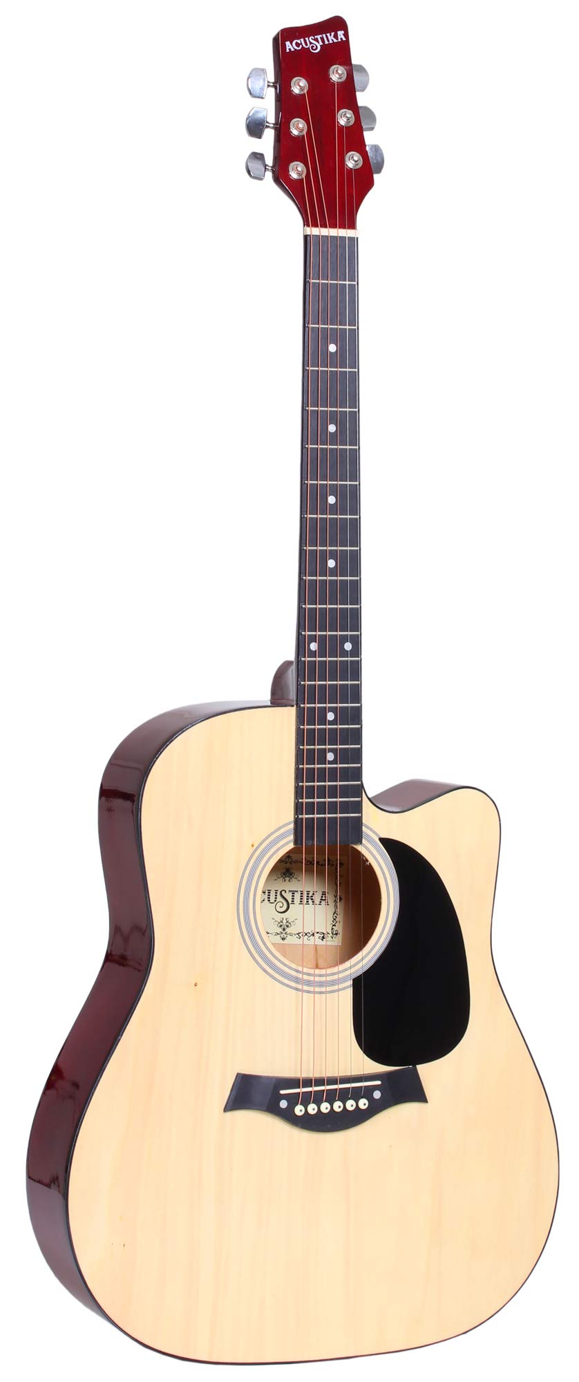 ACUSTIKA F320 Chitarra Acustica cut-away 41" Legno 6 Corde Acciaio Natural