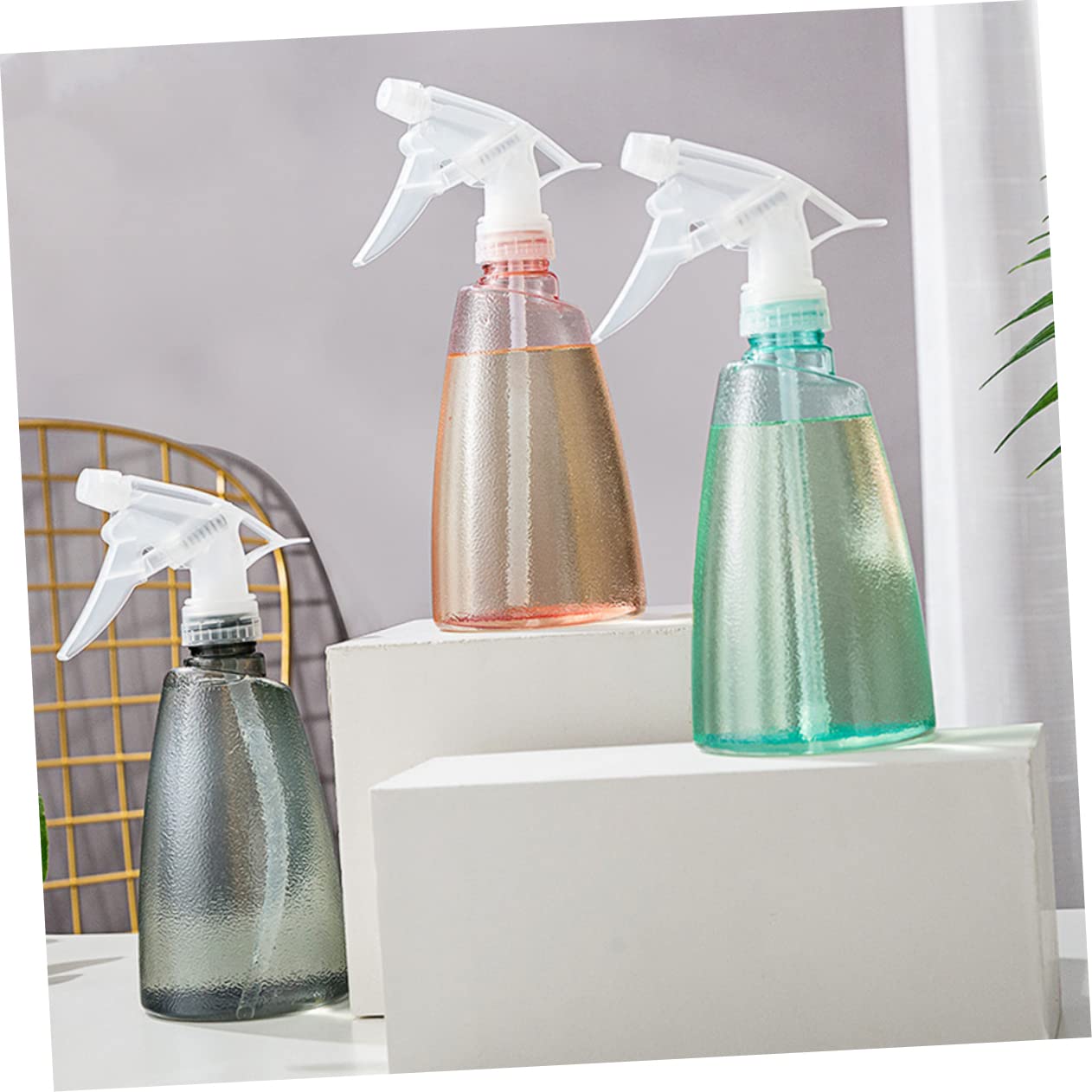 iplusmile Lot De 2 Vaporisateurs D'eau De Capacité 500 Ml Rechargeables Et Vides Pour Jardin Arrosoirs Brumisateurs Pour Plantes 5 Pièces X 2
