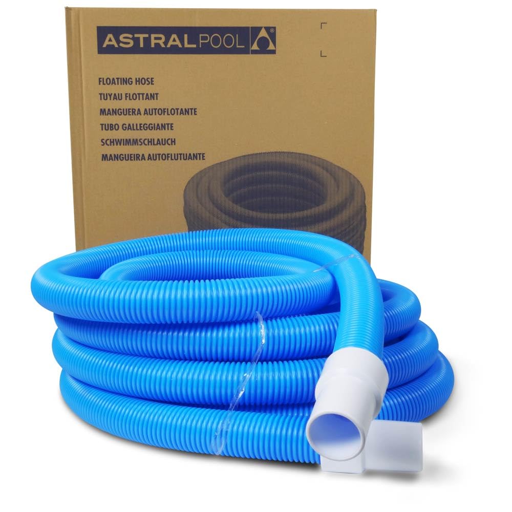 Astral Pool 8 m Saugschlauch Ø 38 mm - Flexibler Poolschlauch mit elastischen Muffen - Für Bodensauger und Bürsten - Hochwertiges Poolzubehör
