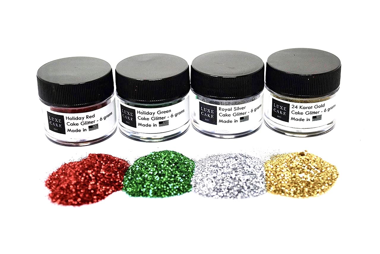 Holiday CHRISTMAS DISCO Diamond Dust Set, 24 grams, USA Made