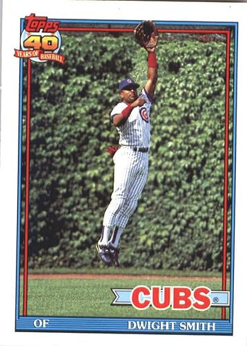 1991 O-Pee-Chee #463 Dwight Smith Chicago Cubs Baseball Card