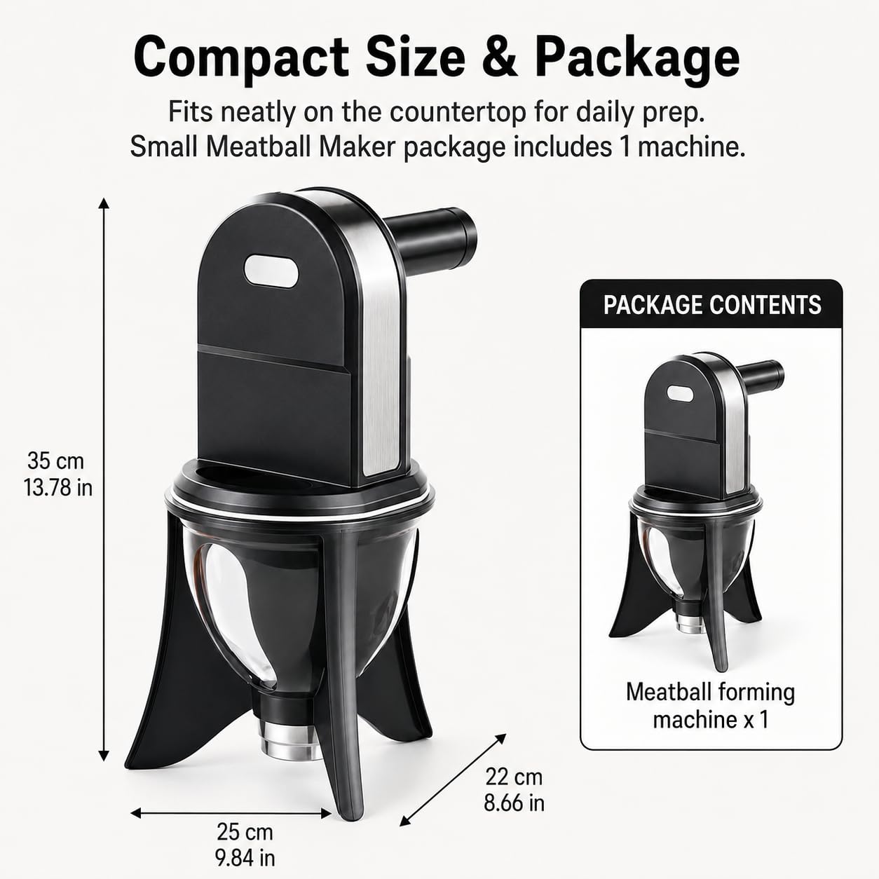 Macchina Automatica per Gnocchi Dolci, 80 W, Forma 3 porzioni alla Volta