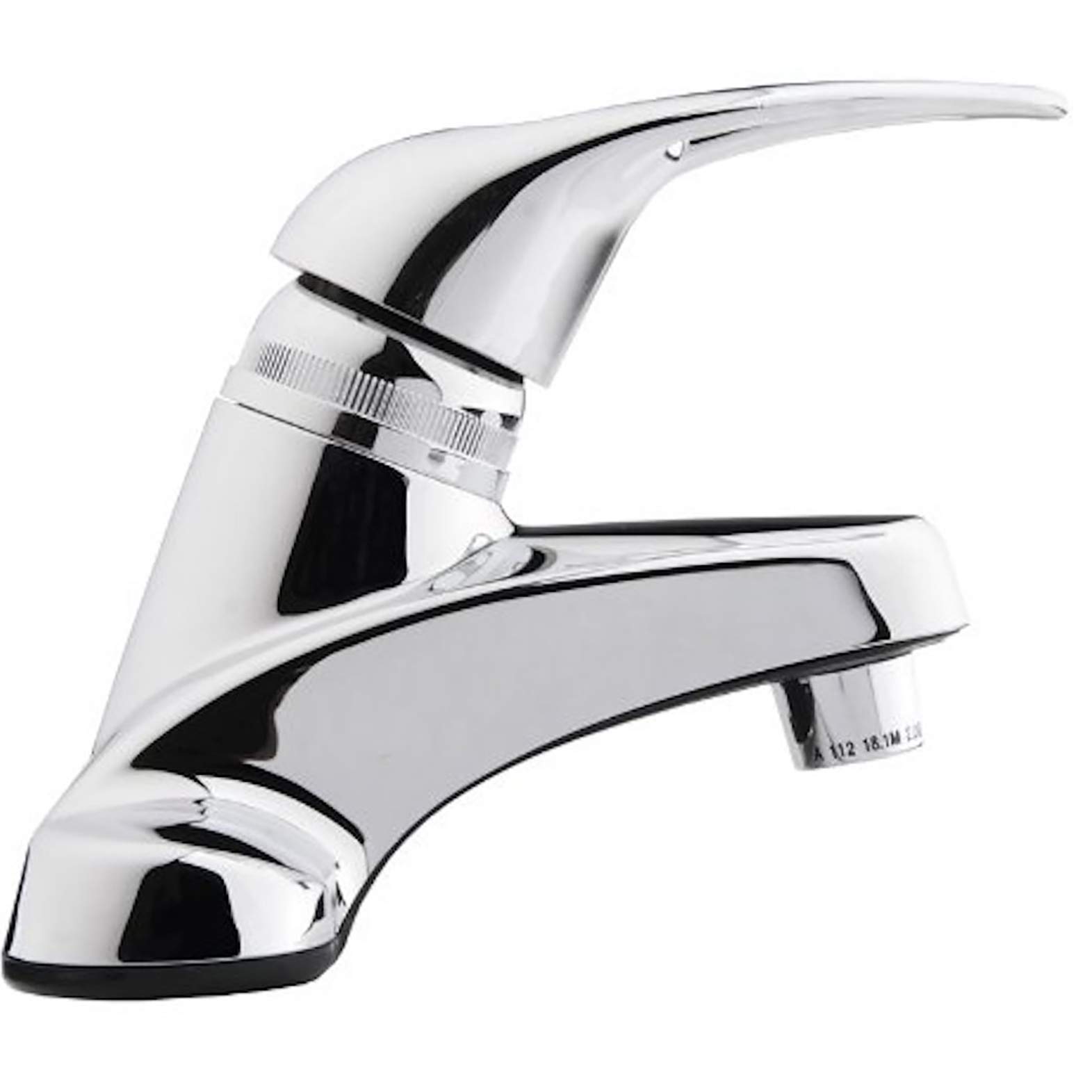 Dura Faucet (DF-PL100-CP) Single Lever RV Lavatory Faucet - RV Bathroom Faucet for Modern 5th Wheels, Campers, Trailers (Chrome) by Dura Faucet