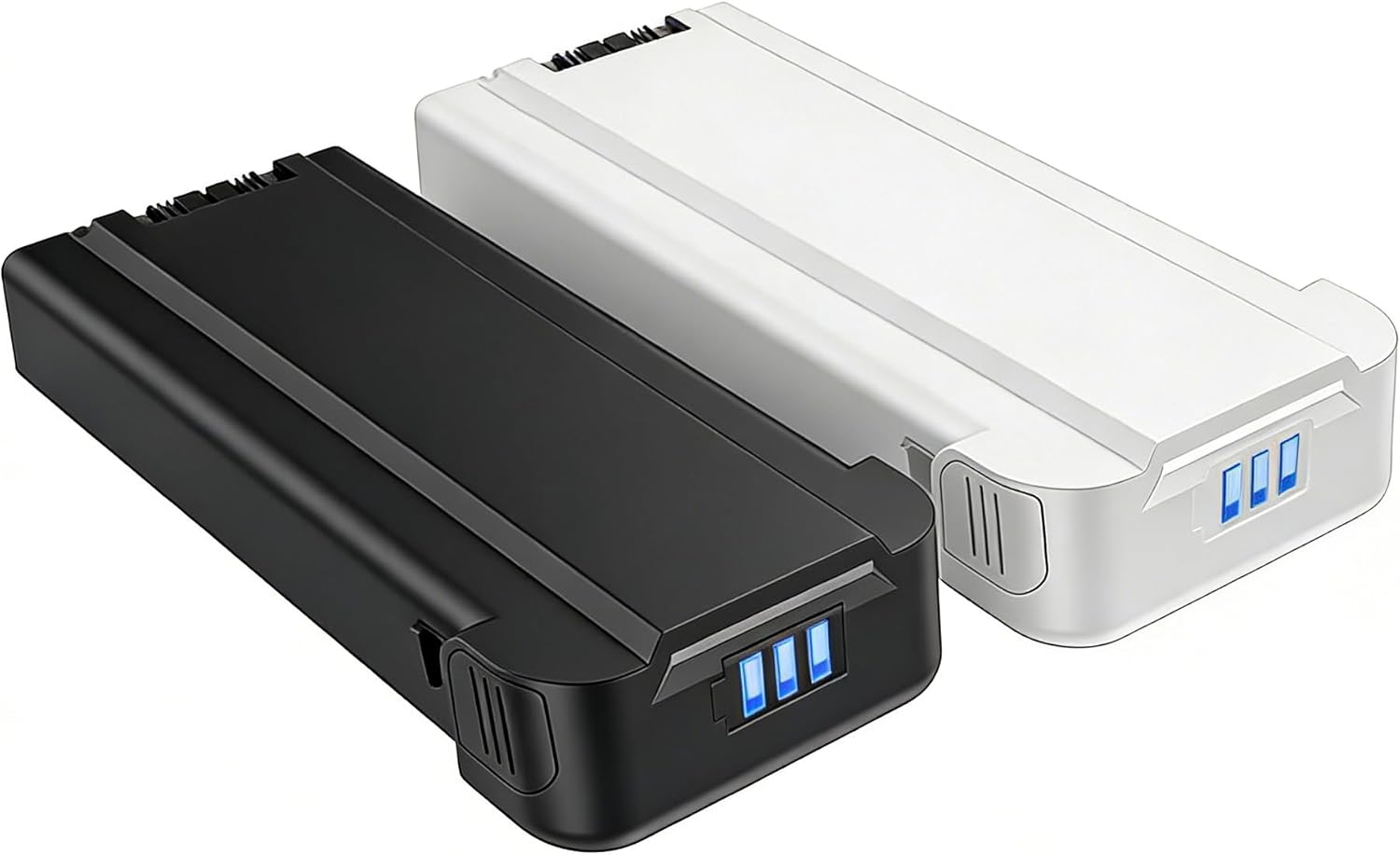 2 Pack 3500mAh High-capacity Battery for Bissell PowerClean FurGuard,FurFinder,Power Clean Fur Guard Finder Deluxe 280W 200W- Compatible with 4026,4141,4143,4172,4173,4051,4052,4031,4137(Grey+White)