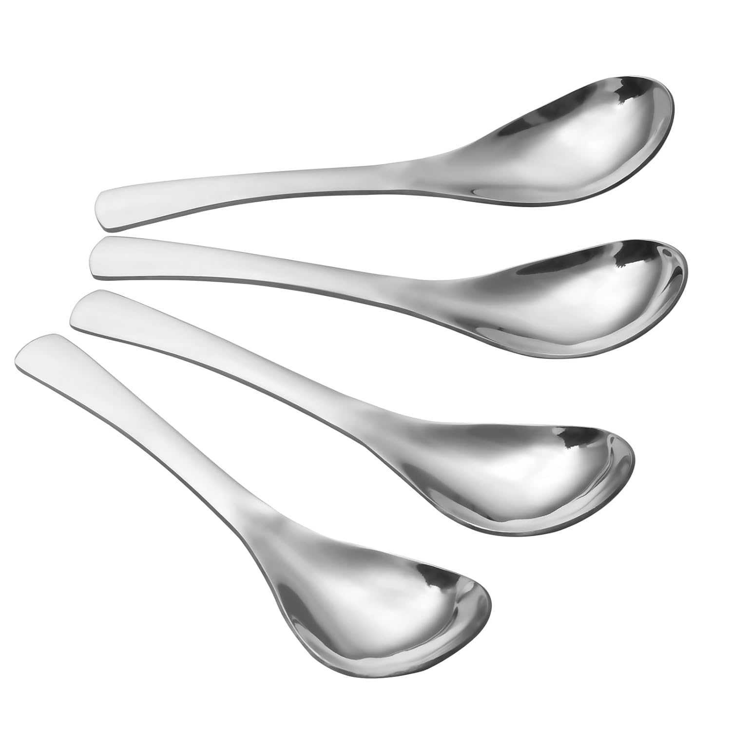 Buy Soup Spoons High Grade 18/10 Stainless Steel 6.5" Soup Spoon,Table