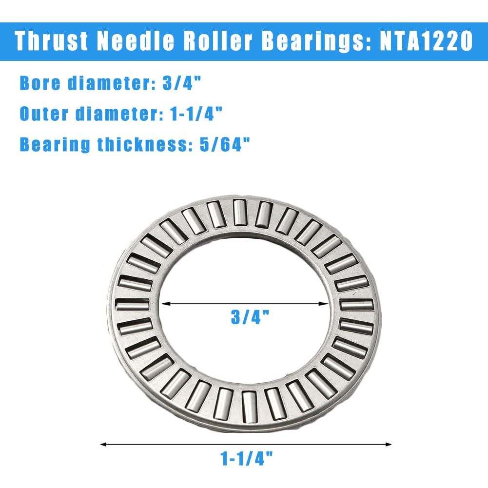 NTA1220 Thrust Needle Bearings - Durable & Compact -2 NTA1220 Thrust Needle Bearings - Durable & Compact -2