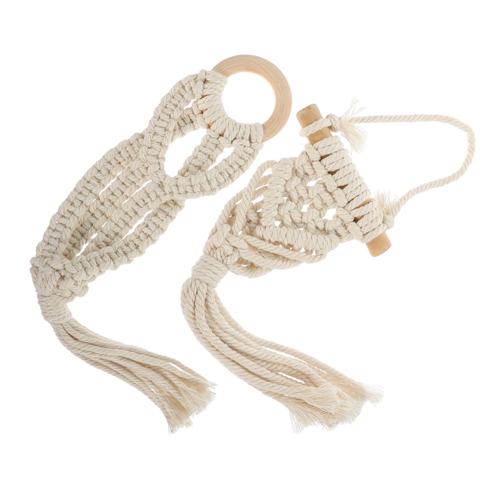 SUPVOX 6pezzi Portafiori Sospesi Macramè Design Boho Per Decorazioni Ed Confezione Versatile Per Appendiabiti e Appesi