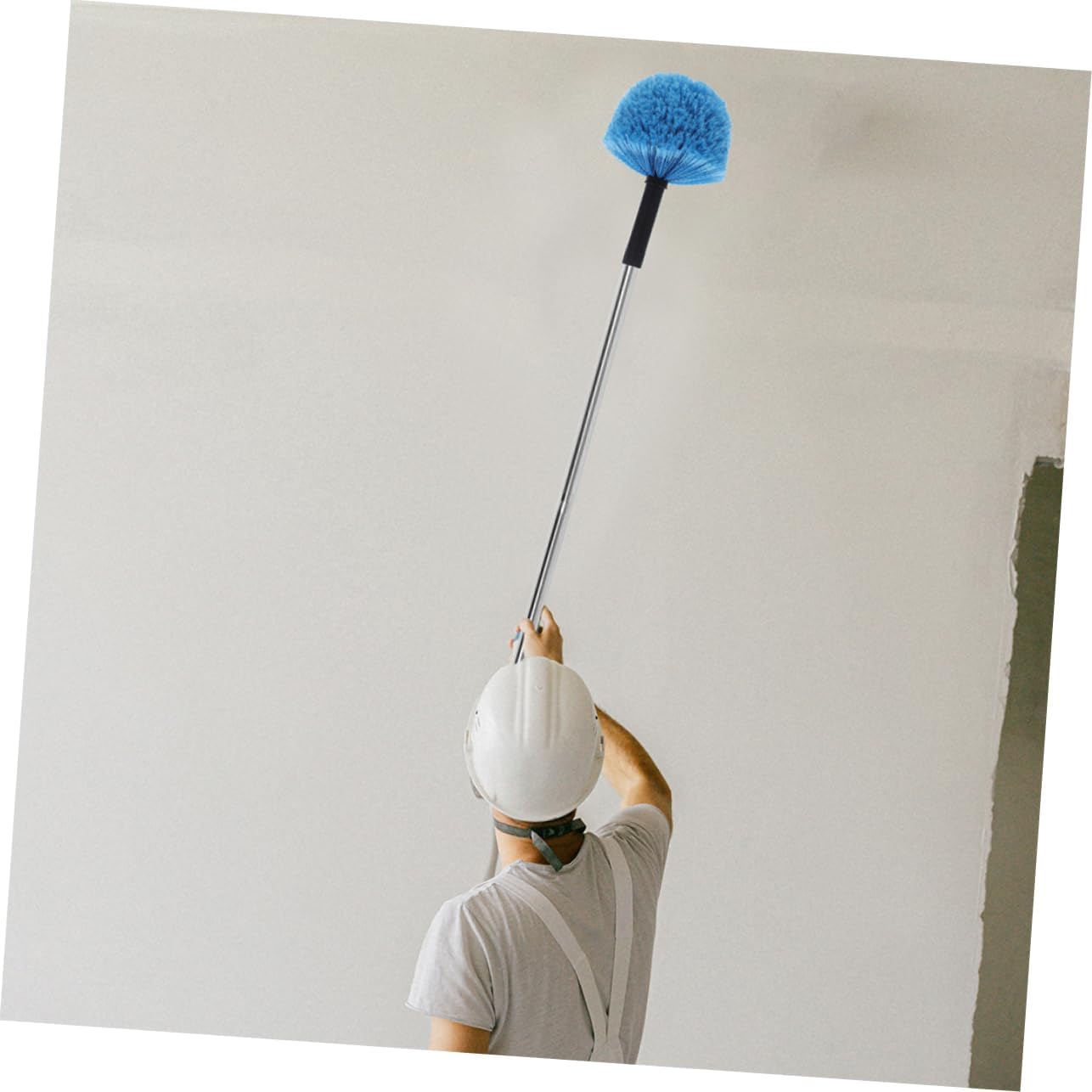 2pcs Cobweb Duster Head: Screw On Duster Brush Replacement Head for Threaded Extension Pole Outdoor and Indoor Cleaning