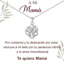 Tusuzik Regalos Mamá Regalo Dia De La Madre, Collar Plata Mujer 925 Mamá Regalo Madre, Regalo CumpleañOs Madre