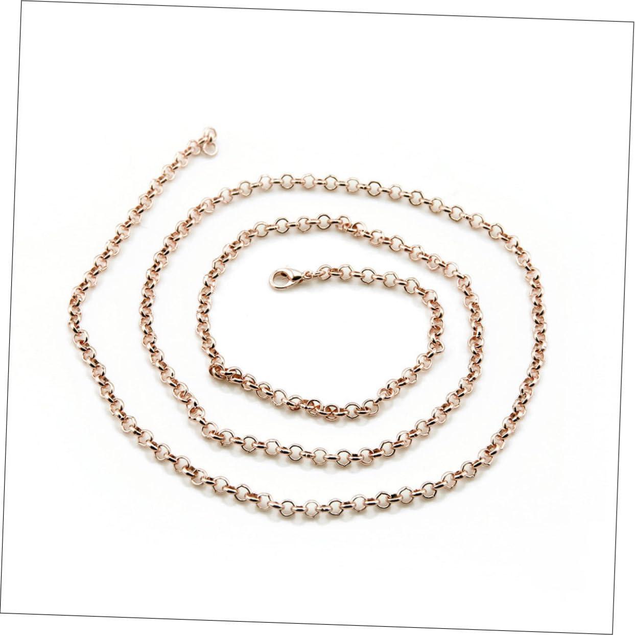 WOFASHPURET 5pcs Vintage Fashion Necklace Ancient Pocket Watch Chain Dainty Gold Collarbone Chain for DIY Jewelry Making