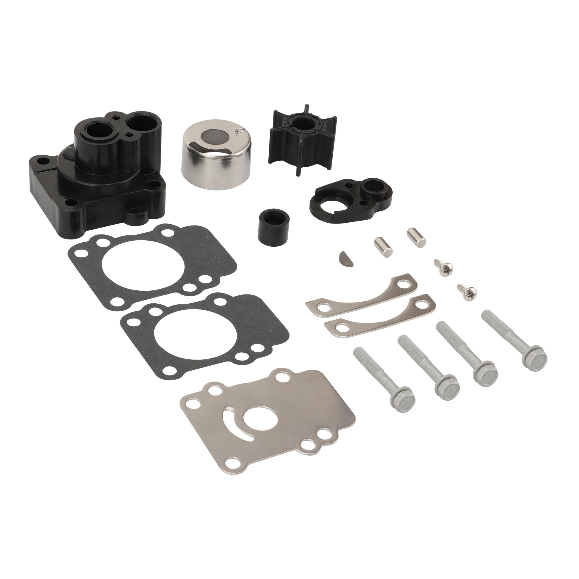 GOOFIT Water Pump Impeller Repair Kit Replacement for 2 Stroke 9.9 15 HP 4 Stroke 9.9 HP F9.9 T9.9 1985-2005 682-W0078