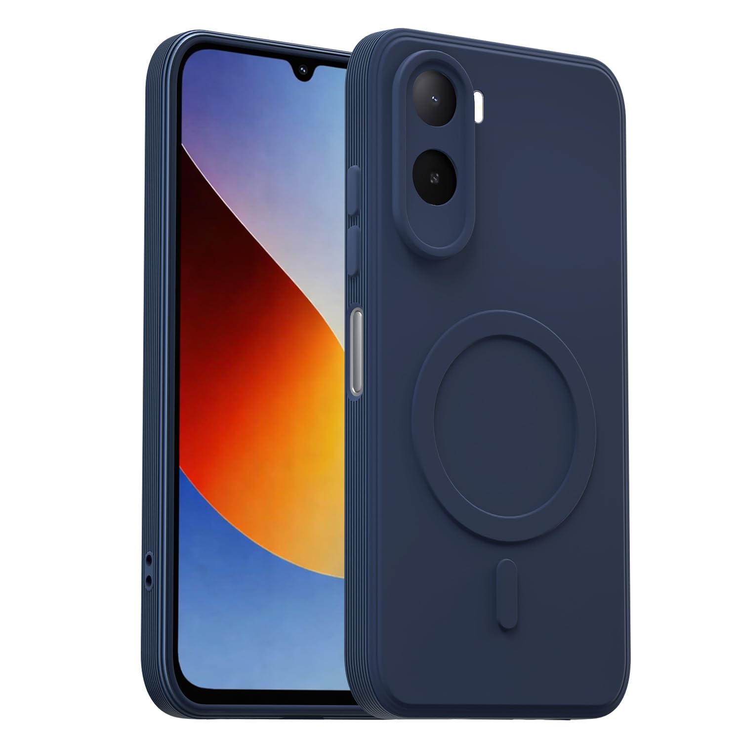 Pikkme Back Cover for Motorola Moto Edge 70 Fusion 5G Soft Matte Silicone Mag-Safe Design (Mag-Safe Not Support) Camera Protection | Slim Fit Bumper Cover (Blue) — Amazon image 16