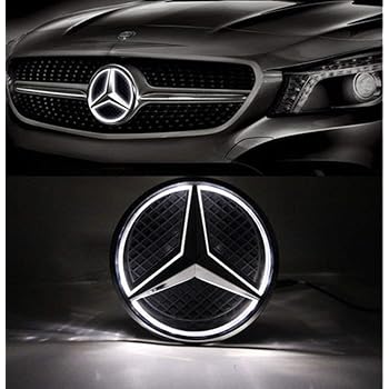 Amazon Com Led Emblem For Mercedes Benz 2013 2015 Car Front