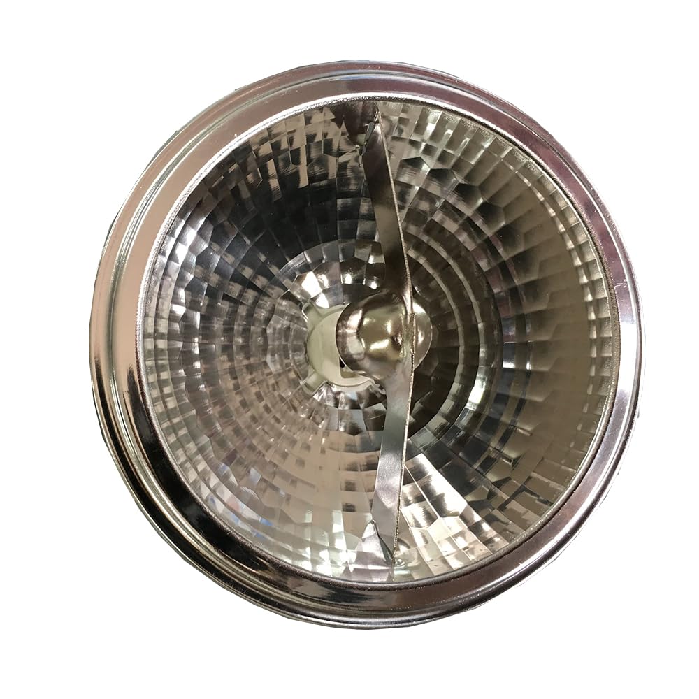 10 Stück AR111 Halogenlampe G53 12 V 15 W 50 W 75 W 100 W 4° 8°/24°/45° Abstrahlwinkel Glühbirne Aluminium Warmweiß(45 degree Beam Angle,75W)