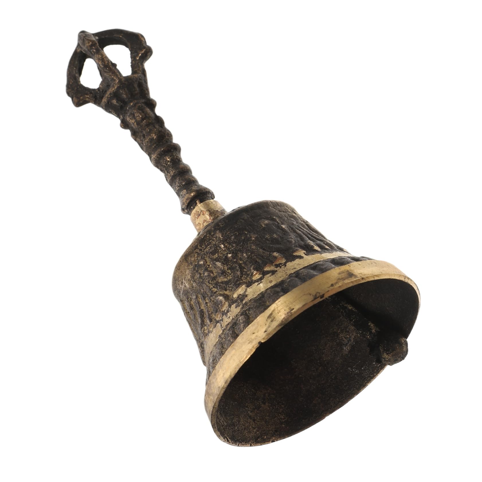 OSALADI Hand Bell Delicate Jingling Bell for Home Office School Temple and Ancestral Hall Use Smooth Edges Crisp Sound Craftsmanship