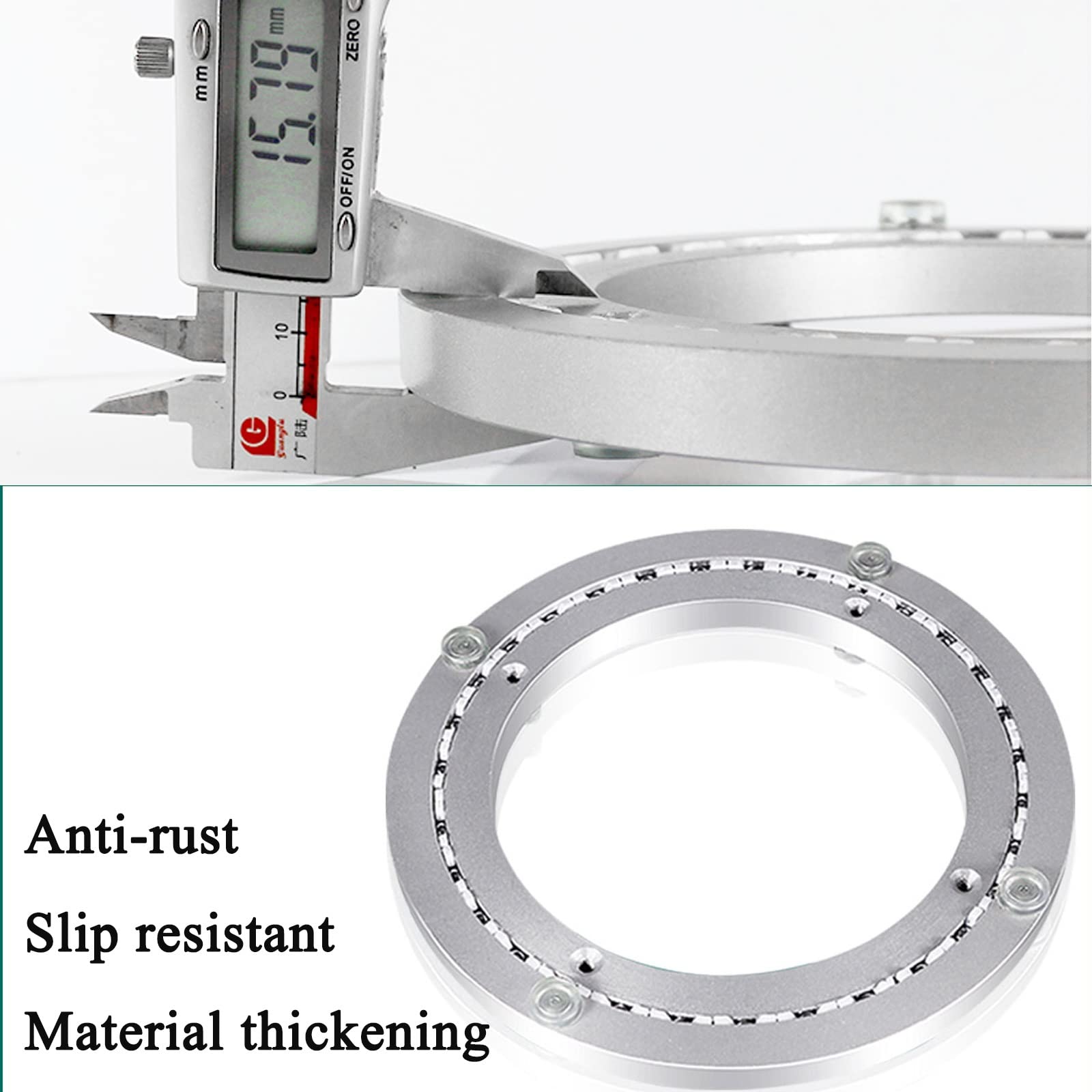 Draaitafel van aluminiumlegering, Heavy Duty draaibare