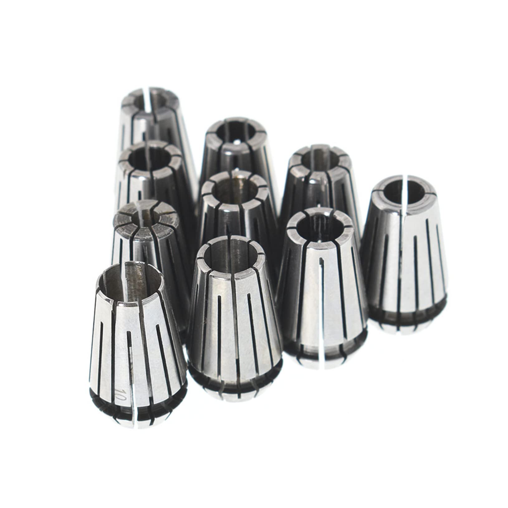 10 PCS ER16 Spring Collet Set 1-10mm CNC Super Precision Fresado Herramienta