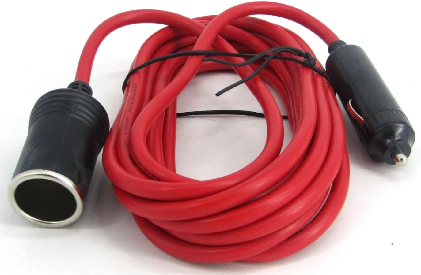 12 Foot Heavy Duty 12 Volt Cigarette Lighter Plug Extension Cord