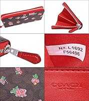Amazon | [コーチ] 財布 (長財布) F56496 ブラウン×レッドマルチ SVLMA 
