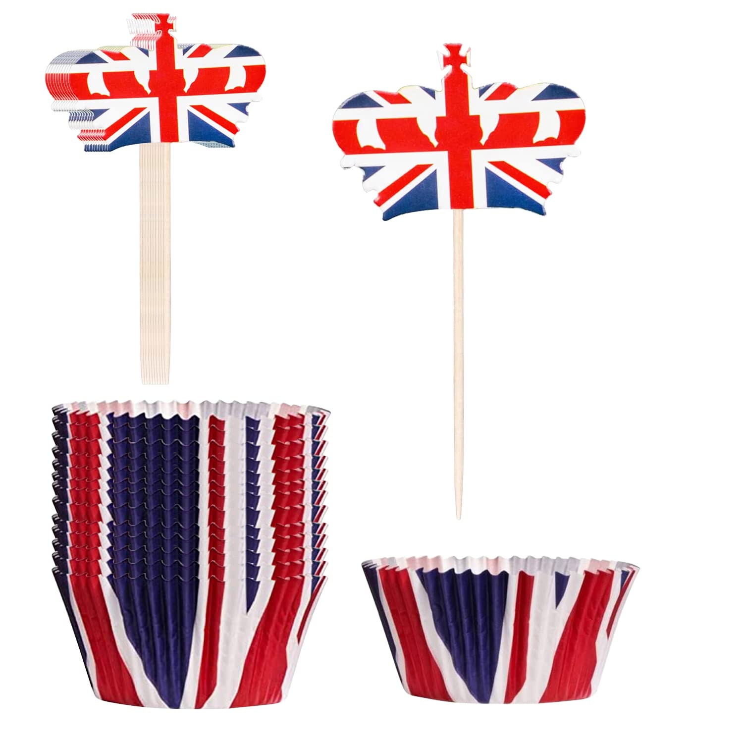 Trimming Shop Union Jack Moules Cupcake Muffins Dessert
