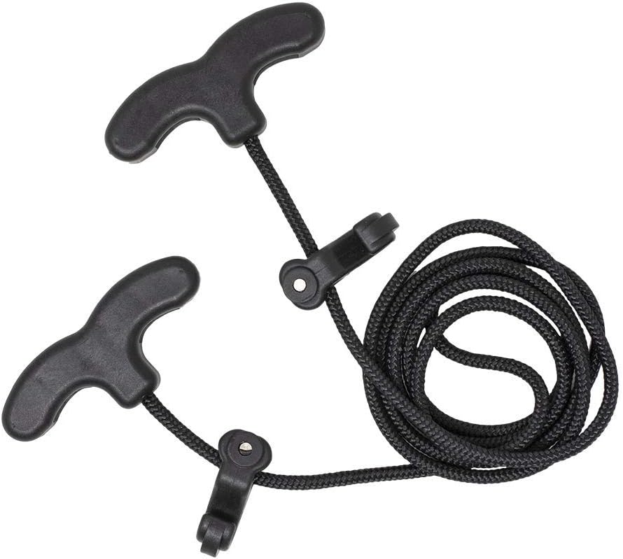 Dead Ringer Crossbow Cocking Rope | Quiet Roller Glide Hooks | Reduces Draw Weight by 50 Percent