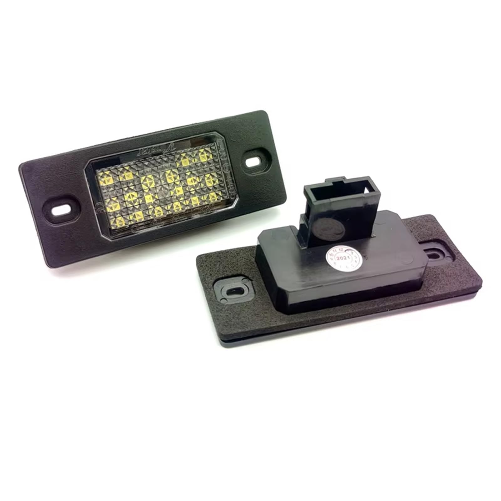 Luz de matrícula para VW Touareg Tiguan Golf Passat Bora Sedán Lámpara de matrícula de 12V Luz de matrícula blanca