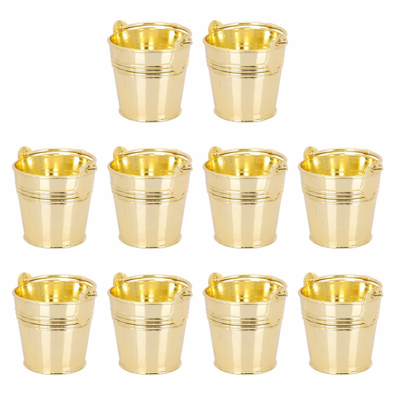 SOIMISS 10 Juegos Cajas De Dulces Para Bodas De Mini Cubos Metálicos Para Almacenamiento De Y Snacks Decoración Para Fiestas Y 10 Piezas X 10