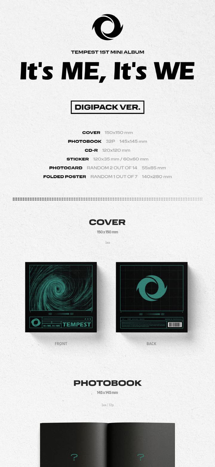 Amazon.com: TEMPEST It's ME, It's WE 1st Mini Album Compact
