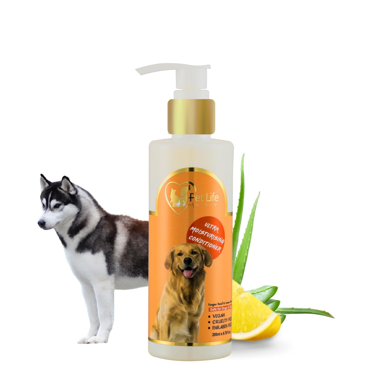 Pet Life Organic Ultra Moisturising Dog Conditioner for Siberian Husky | Shiny & Healthy Coat | Silky, Soft & Smooth Hair Suitable for All Type of Dog & Puppy, Paraben Free – 200ml (B0CBKHH3MV) Amazon Price History, Amazon Price Tracker