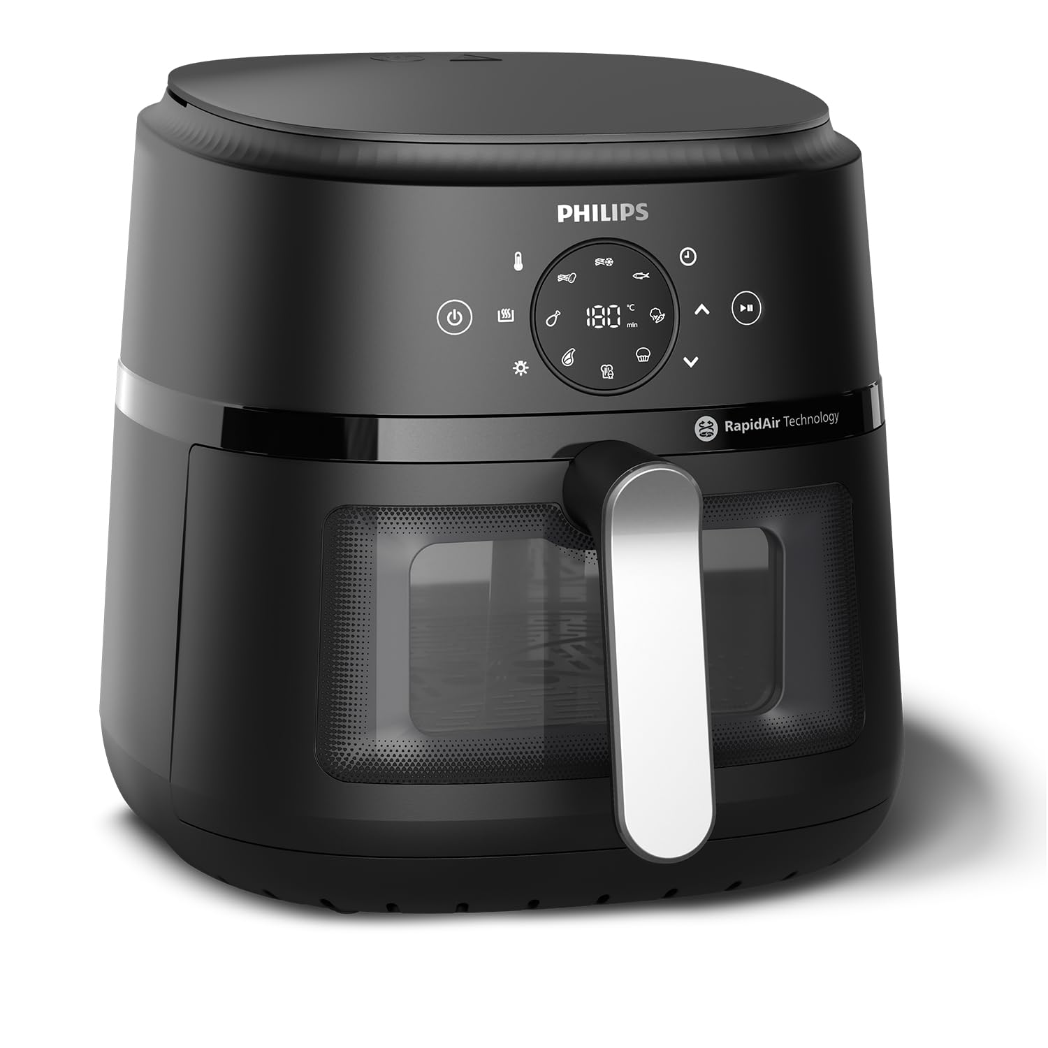 PHILIPS Airfryer Serie 2000 NA231/​00 Freidora de Aire 13 en 1 Con Ventana 6.2L 1700W Negra