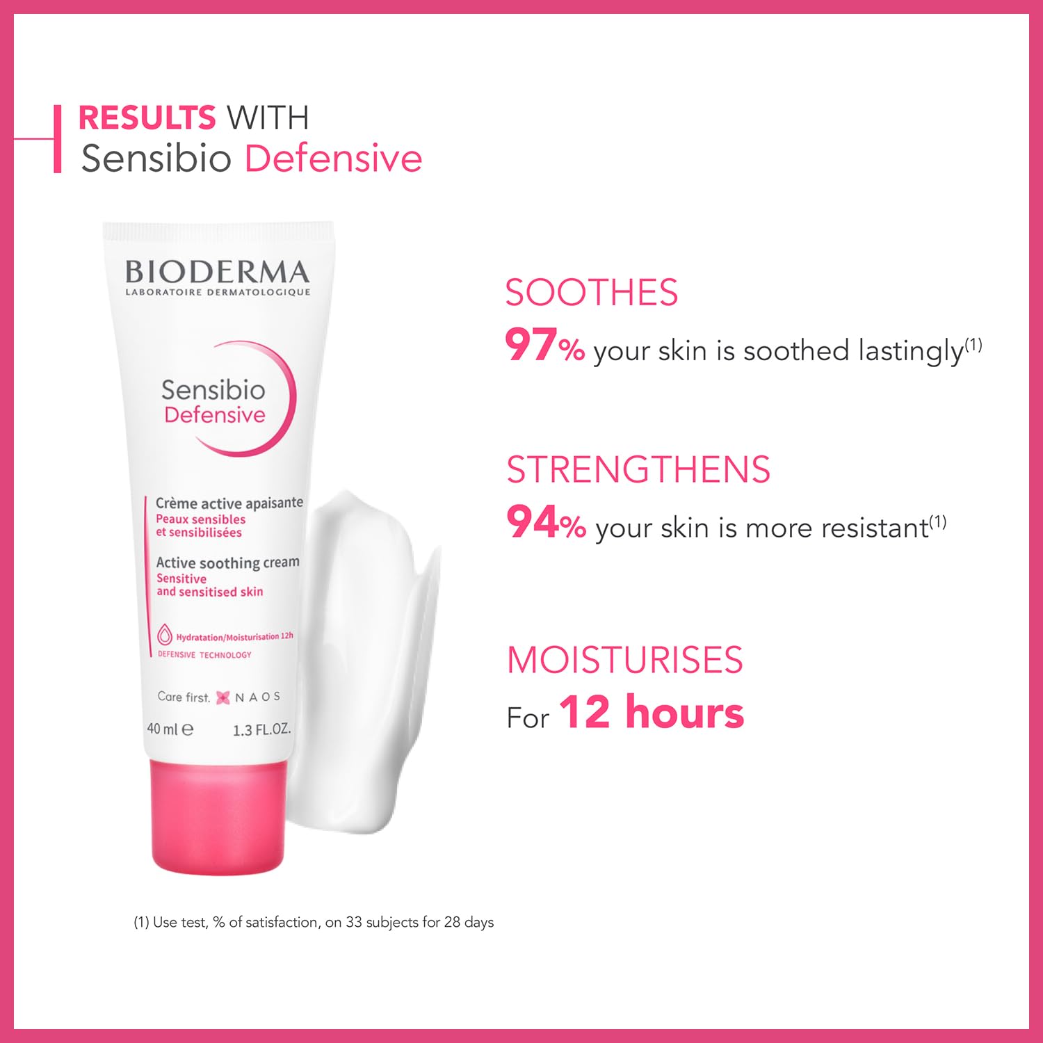 Bioderma Sensibio Defensive, Soothing & Protective Light Face Cream for Sensitive & Dry Skin - Image 2