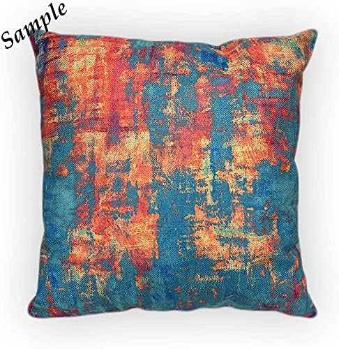 Miniatura 5 de Funda de almohada de arpillera con monograma de letra negra A y rayas del alfabeto inglés, funda de cojín cuadrada decorativa de lino para cama,