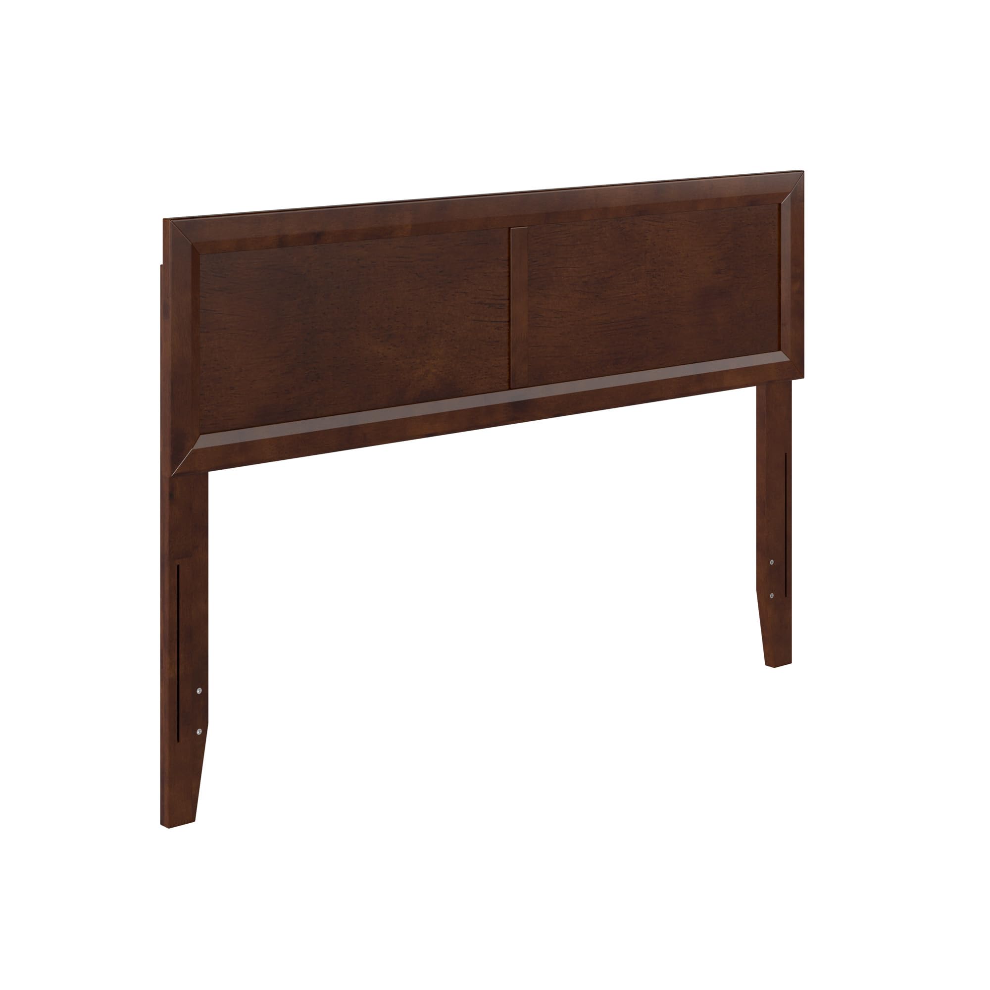 AFI, Sophia Adjustable Modern Full Wood Headboard, Walnut