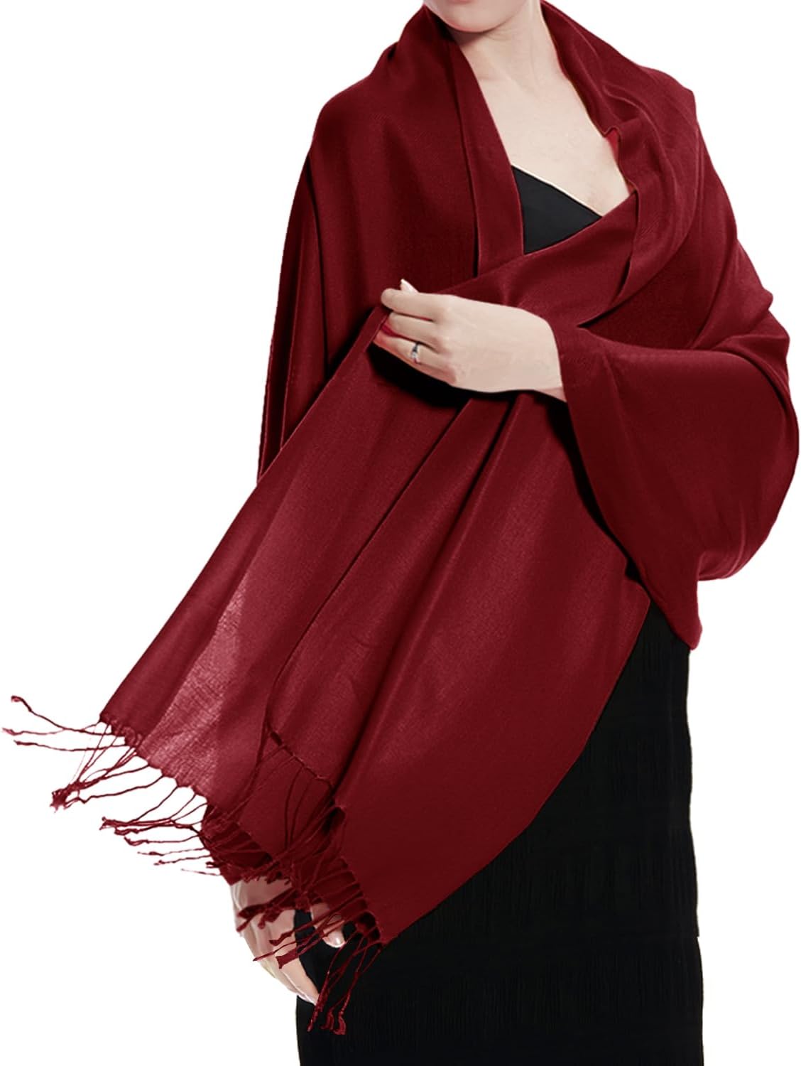 Pashmina Large Soft Plain Shawl/Wrap/Scarf for Women