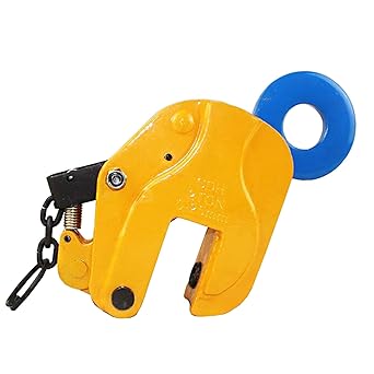 Vertical Plate Lifting Clamp With Lock Hoist Hook Chain Lifter Machine3Ton