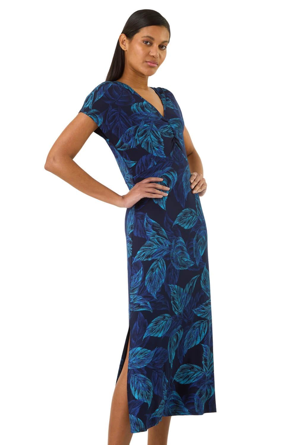 Roman Originals Floral Print Dress For Women Uk Ladies Sweetheart