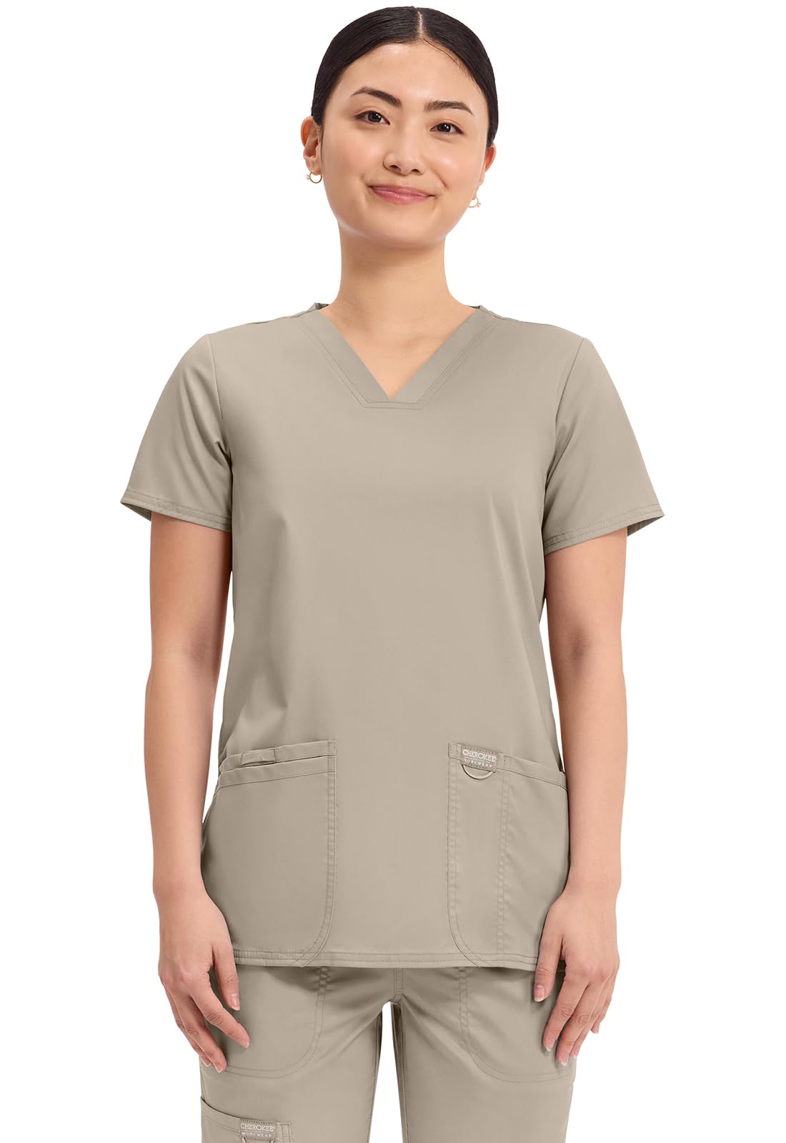 Cherokee womens Workwear Revolution V-neck Top Workwear Revolution V-neck Top (pack of 1)