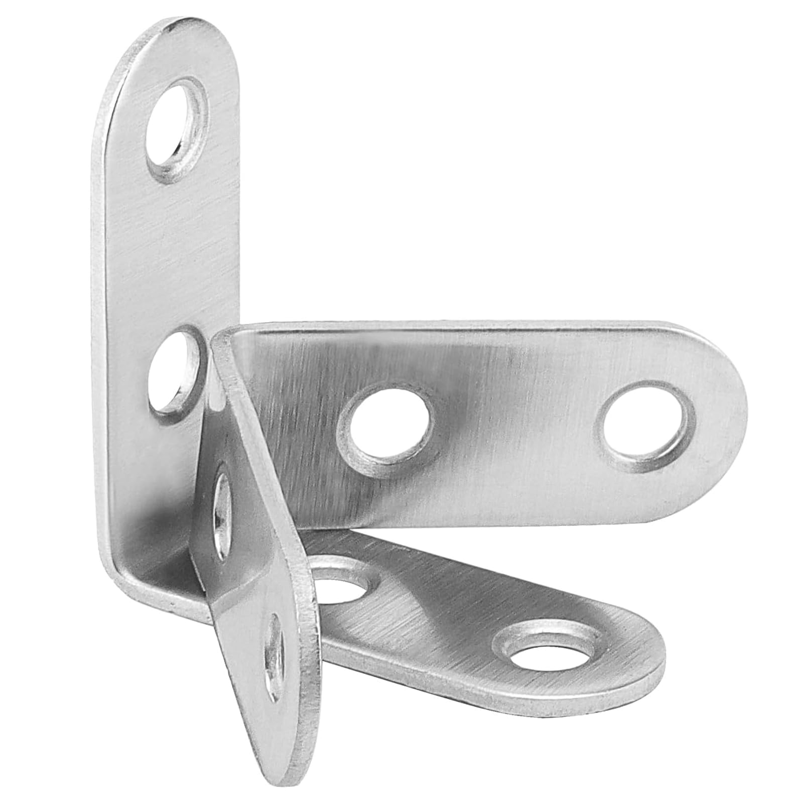 8pcs Furniture Anchors, Anti-Tip Furniture Anchors Secure Stainless Steel - Image 3