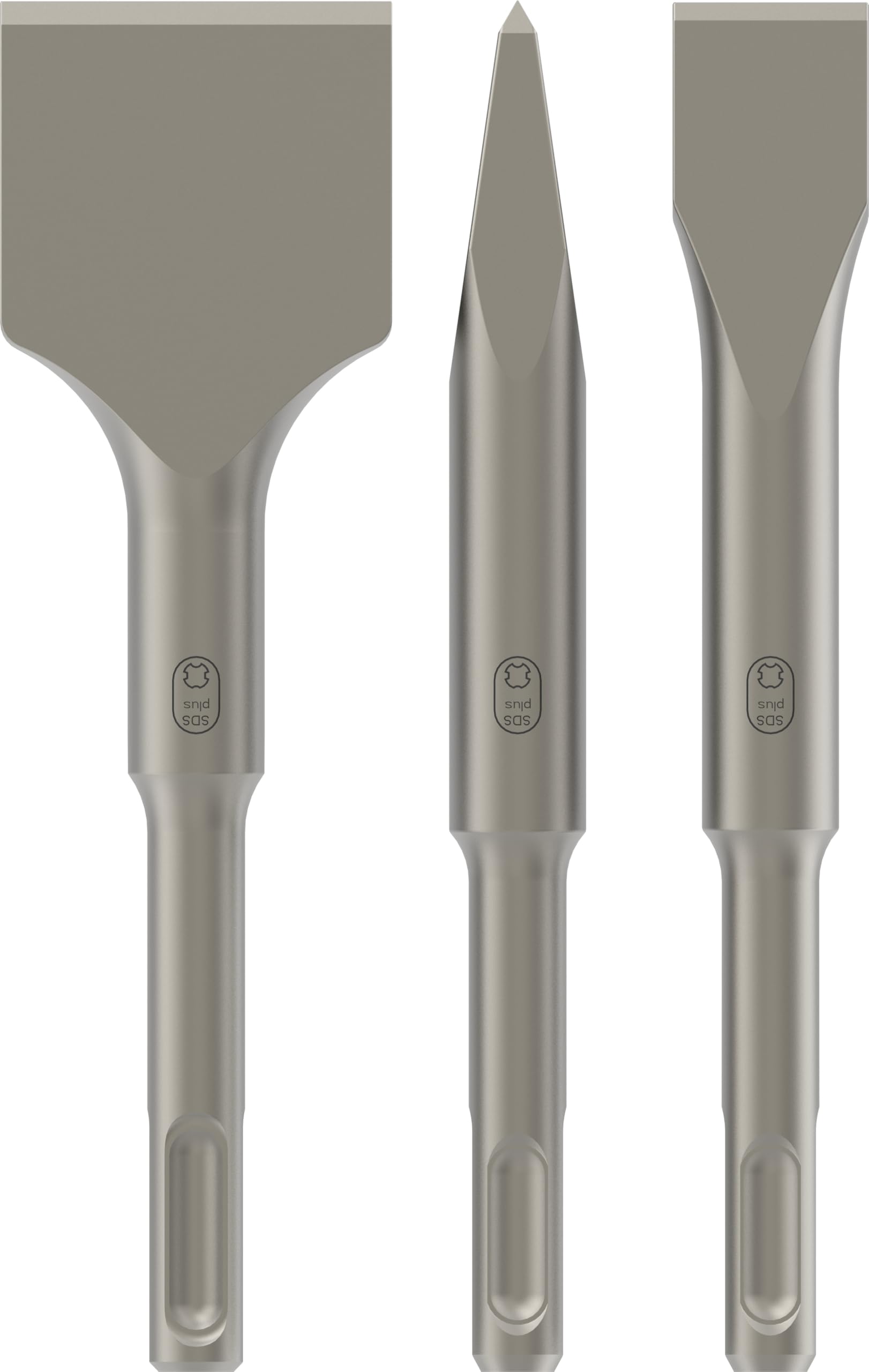 Bosch Professional SDS-Plus Set per la Scalpellatura da 3 Pezzi, Nero, 140 mm