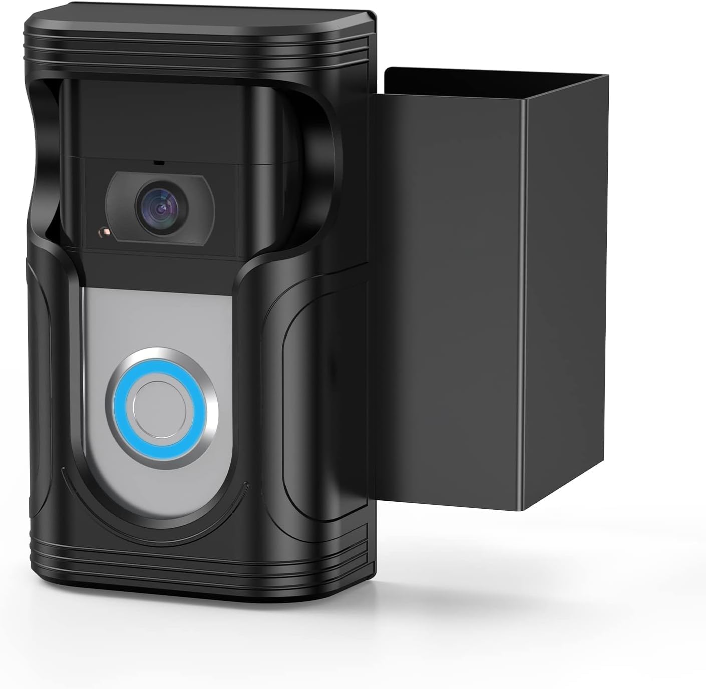 OLAIKE Anti-Theft Video Doorbell Mount Compatible with Ring & Blink, No-Drill Wedge Bracket Holder for Apartment Rentals, Home and Office Use, Fits Door Thickness 1.0-2.5 Inch