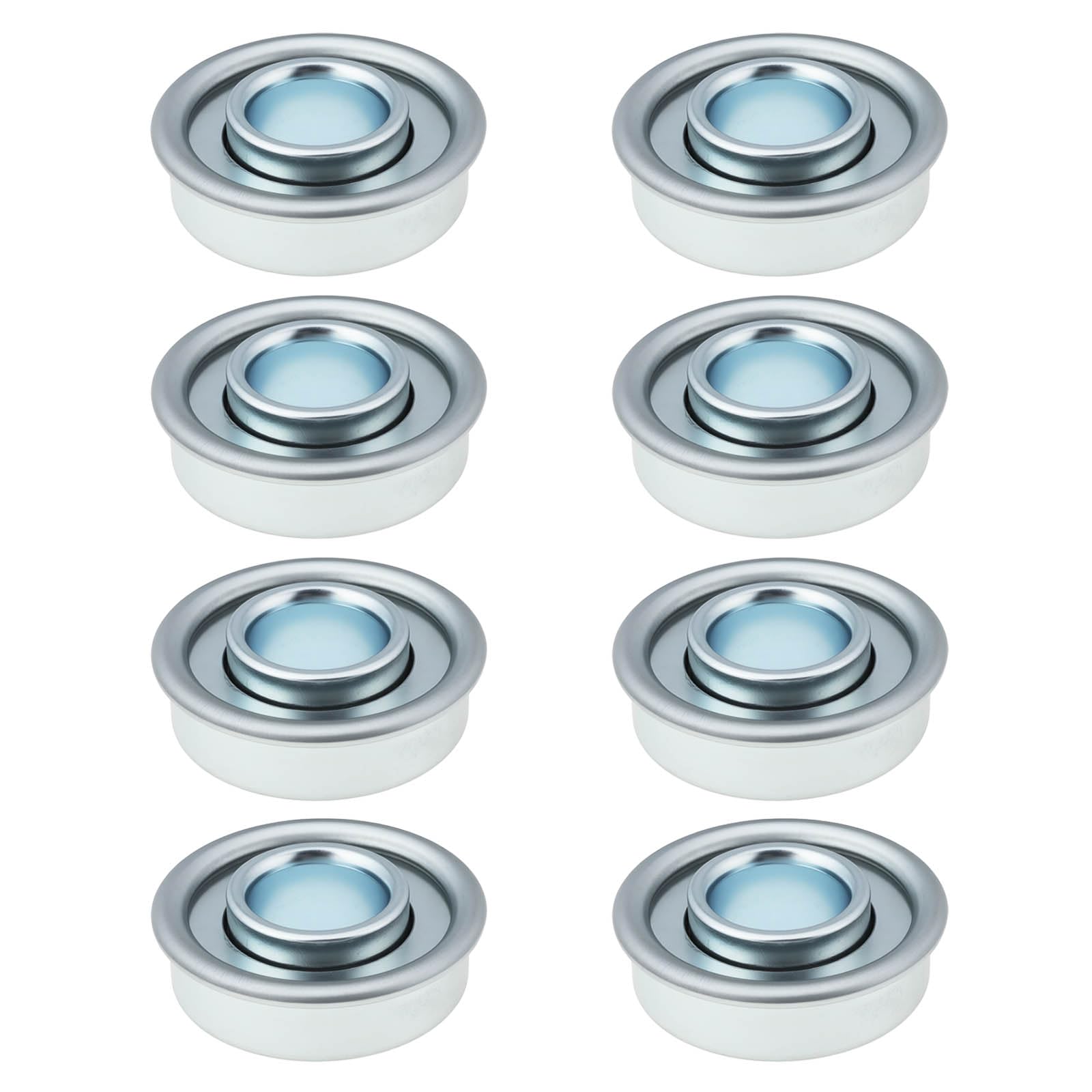 Sg Store 8Pcs Push Mower Flange Wheel Bearings 1-1/8X 1/2In 734-04019 Compatible With Troy Bilt 12" Wheel
