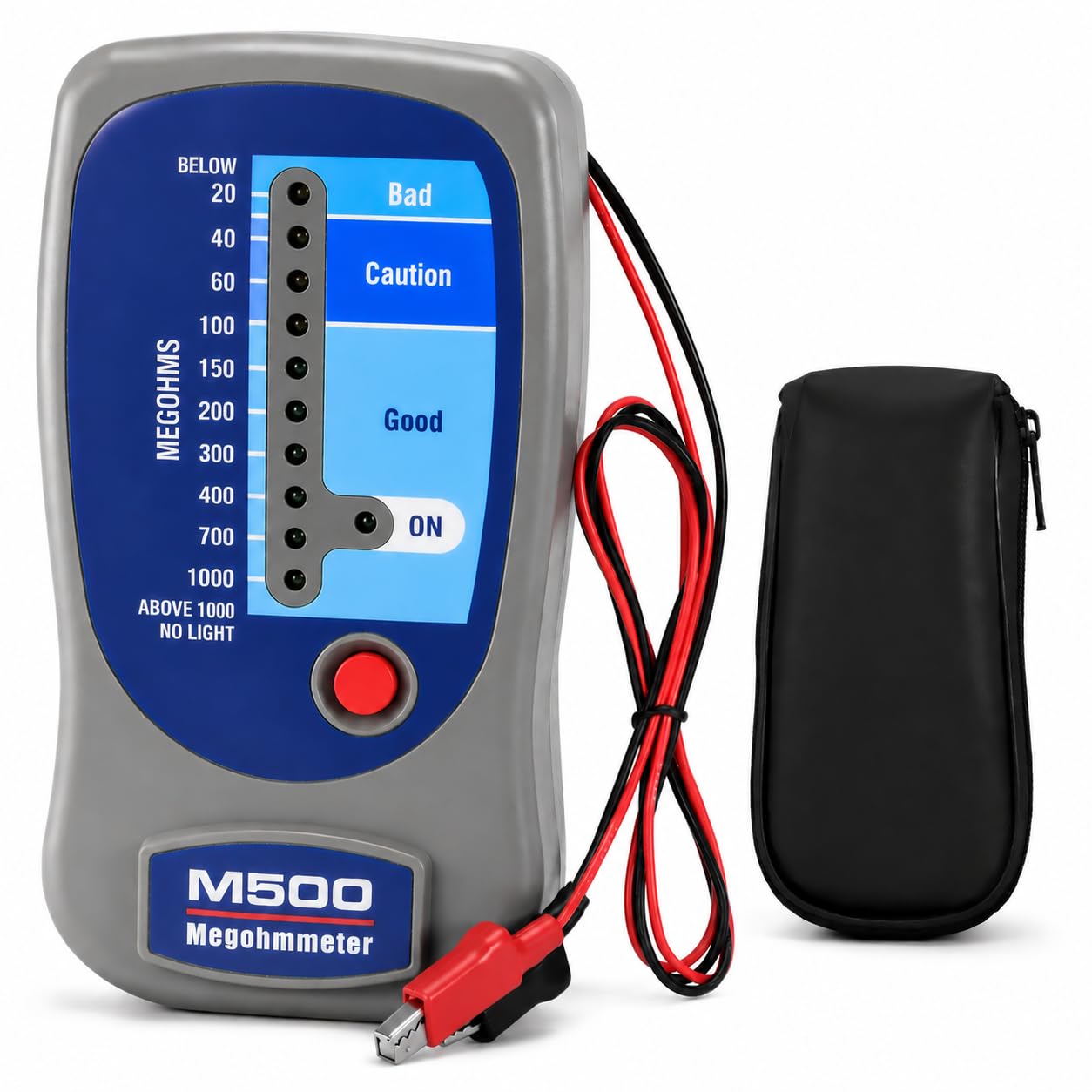 M500 Insulation Megohmmeter, 0-1000MΩ, Compatible with Supco M500 for HVAC