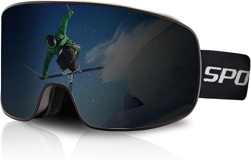 Gafas de nieve para hombre y mujer, sin marco, para motocicleta, snowboard, para esquí, escalada, snowboard