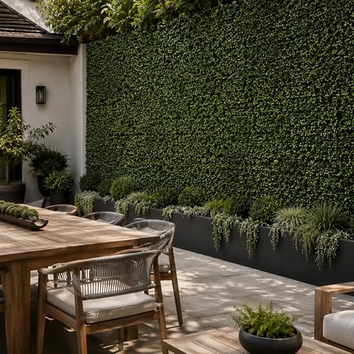 3rd Street Inn Artificial Greenery Wall Panels for Privacy - 2-Pack