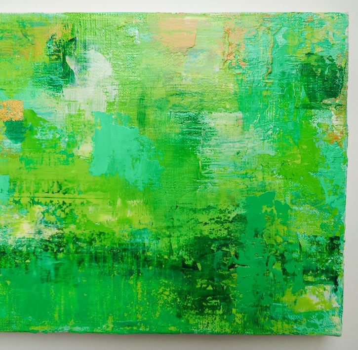 Amazon.co.jp: 絵画 直筆アート 「Forest」中村優子 ｜油絵 油彩画